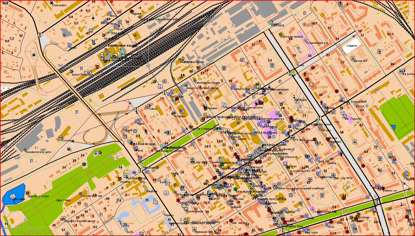 Карта Бреста - navitel,